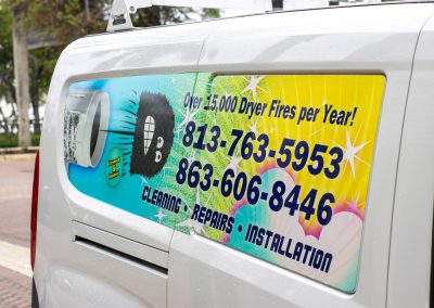 Dryer Vent Van Graphics
