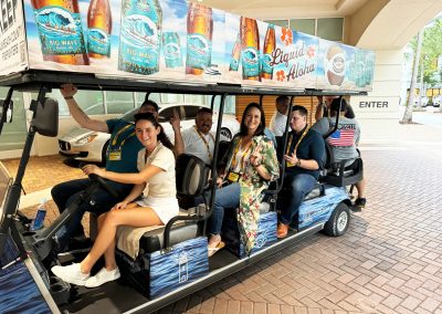 Golf Cart Limo to Opening Night Celebration